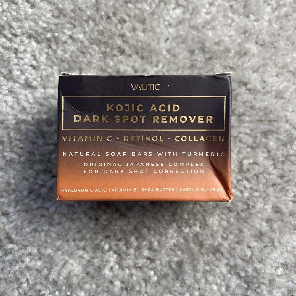 VALITIC Kojic Acid Dark Spot Remover Soap Bars with Vitamin C Retinol (Only 1)